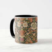  William Morris Chrysanthemums Floral Art Nouveau  マグカップ (正面左)
