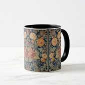  William Morris Chrysanthemums Floral Art Nouveau  マグカップ (正面右)