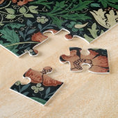 William Morris Compton Floral Art Nouveau Pattern ジグソーパズル (側面)