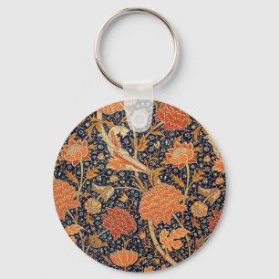 William Morris Cray壁紙パターン キーホルダー