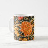 William Morris Cray壁紙パターン コーヒーマグカップ (正面左)