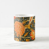 William Morris Cray壁紙パターン コーヒーマグカップ (中央)