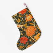 William Morris Cray壁紙パターン スモールクリスマスストッキング (裏面 (吊り時))