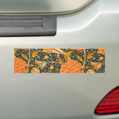 William Morris Cray壁紙パターン バンパーステッカー (車上)