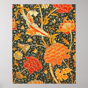 William Morris Cray壁紙パターン ポスター
