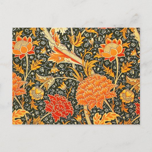 William Morris Cray壁紙パターン ポストカード (正面)