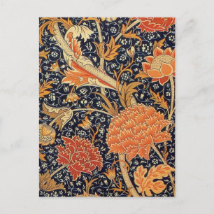 William Morris Cray壁紙パターン ポストカード