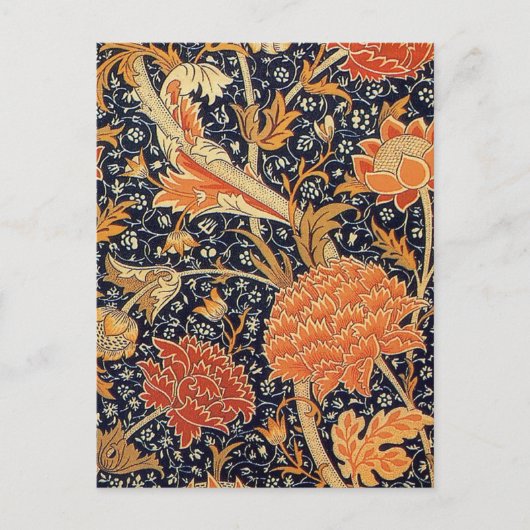 William Morris Cray壁紙パターン ポストカード (正面)
