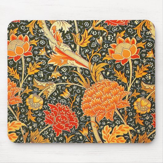 William Morris Cray壁紙パターン マウスパッド (正面)