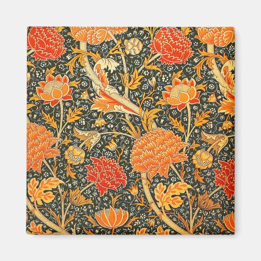 William Morris Cray壁紙パターン マグネット (正面)