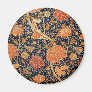 William Morris Cray壁紙パターン マグネット