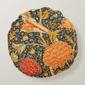 William Morris Cray壁紙パターン ラウンドクッション (裏面)