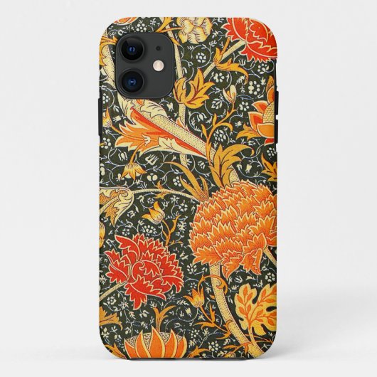 William Morris Cray壁紙パターン Case-Mate iPhoneケース (裏面)
