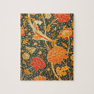 William Morris Cray Wallpaper Flower Pattern ジグソーパズル