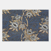 William Morris Cray Wallpaper Flower Pattern ラッピングペーパーシート (正面2)