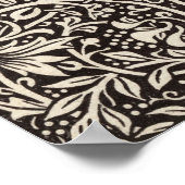 William Morris Daffodilフローラ壁紙パターン ポスター (角)