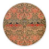 William * Morris Dragon and Peacock Ceramic Knob セラミックノブ (正面)