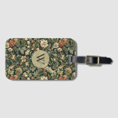 William Morris Floral ラゲッジタグ (正面横)