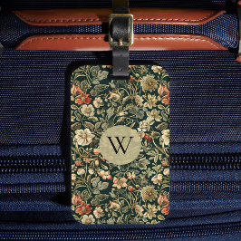 William Morris Floral ラゲッジタグ