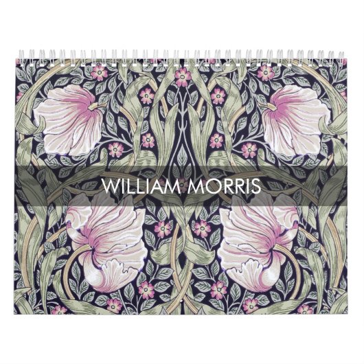 William Morris Floral Design カレンダー (カバー)