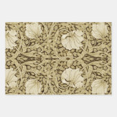 William Morris Floral Design ラッピングペーパーシート (正面3)