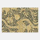 William Morris Floral Design ラッピングペーパーシート (正面2)