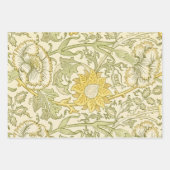 William Morris Floral Design ラッピングペーパーシート (正面)