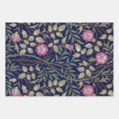 William Morris Floral Design ラッピングペーパーシート (正面2)