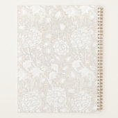 William Morris Floral Pattern in Sepia プランナー手帳 (裏面)