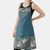 William Morris Floral Print Personalize エプロン (インサイチュ)