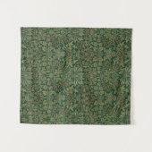 William Morris Flower Garden-Greens タペストリー (正面(横))