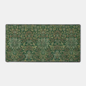 William Morris Flower Garden-Greens デスクマット (正面)