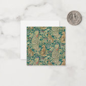 William Morris Forest Flat Note Card ノートカード (正面/裏面インサイチュ)