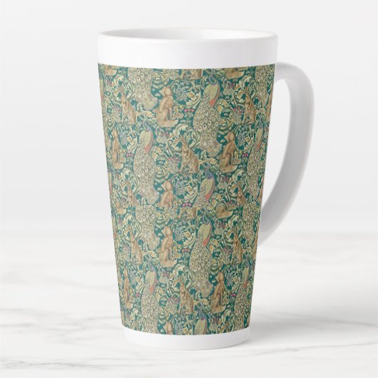 William Morris Forest Latte Mug カフェラテマグ (右アングル)