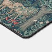 William Morris Forest Tapestry with Personalizatio デスクマット (コーナー)