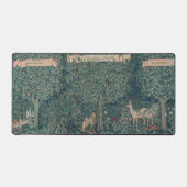 William Morris Forest Tapestry with Personalizatio デスクマット (正面)