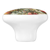 William Morris Fruit Pomegranate floral pattern セラミックノブ (側面)