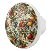 William Morris Fruit Pomegranate floral pattern セラミックノブ (右)