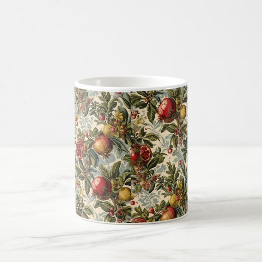 William Morris Fruit Pomegranate pattern コーヒーマグカップ (中央)