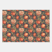William Morris Fruit Pomegranate pattern ラッピングペーパーシート (正面)