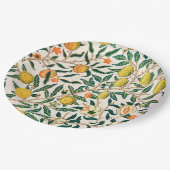 William Morris Fruit Pomegranate Vintage  ペーパープレート (アングル)