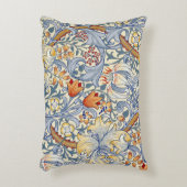 William Morris Gold Lily Victorian Wallpaper アクセントクッション (正面(垂直))
