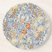 William Morris Gold Lily Victorian Wallpaper コースター (正面)