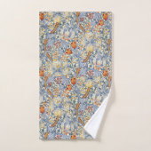 William Morris Gold Lily Victorian Wallpaper バスタオルセット (ハンドタオル)