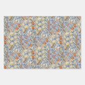 William Morris Gold Lily Victorian Wallpaper ラッピングペーパーシート (正面3)