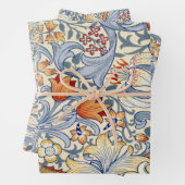 William Morris Gold Lily Victorian Wallpaper ラッピングペーパーシート (インサイチュ)