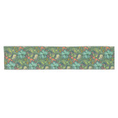 William Morris Golden Lily Floral Pattern ショートテーブルランナー (横)