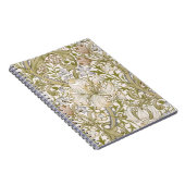 William Morris Golden Lily Garden Flower Classic ノートブック (右側)
