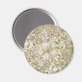William Morris Golden Lily Garden Flower Classic マグネット (正面/裏面)