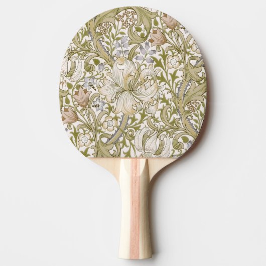 William Morris Golden Lily Garden Flower Classic 卓球ラケット (正面)